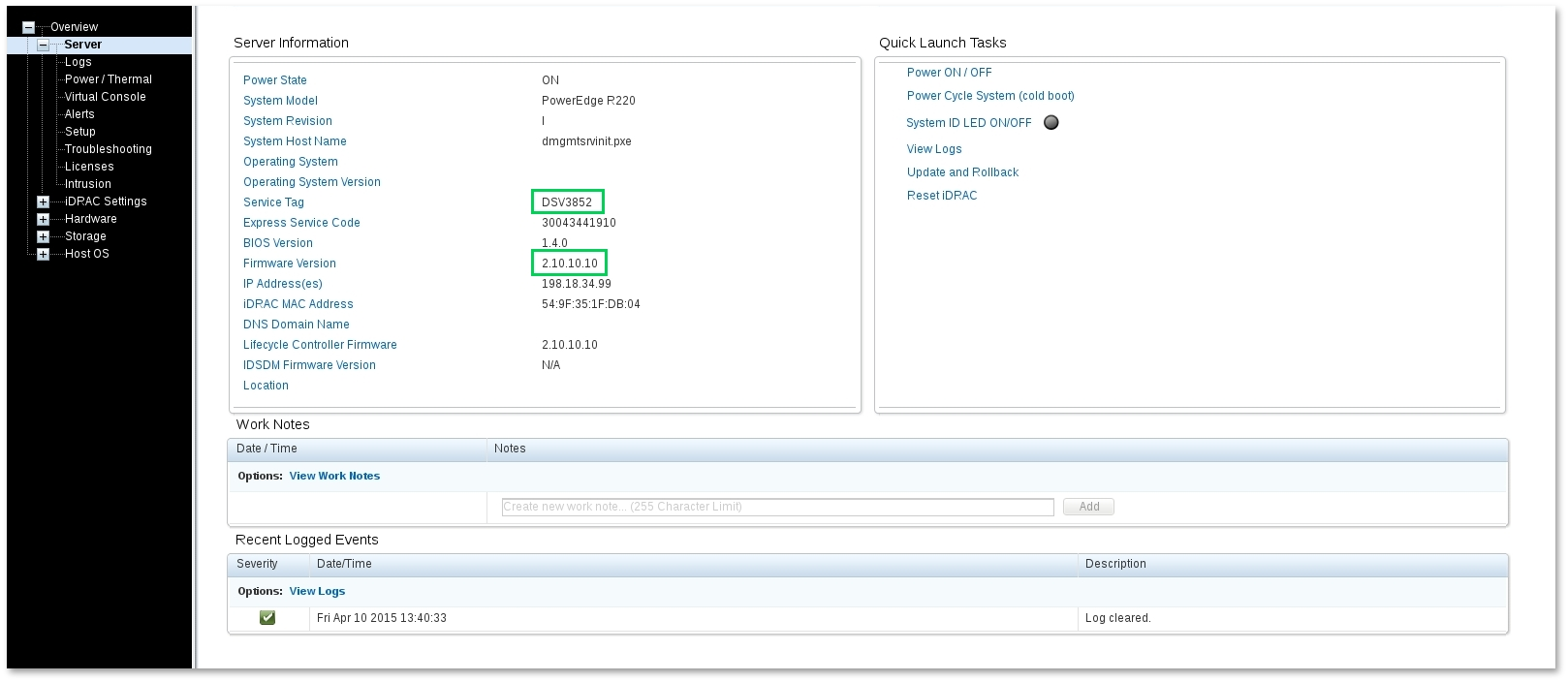 How to update iDRAC