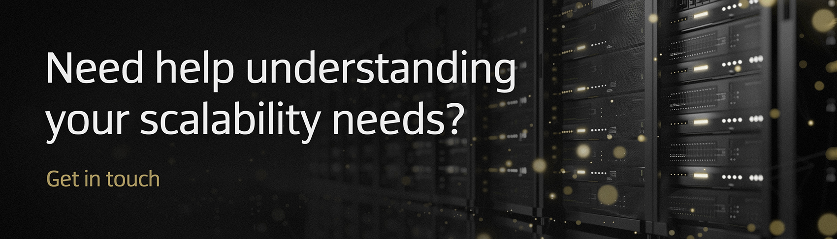 Infrastructure scalability banner
