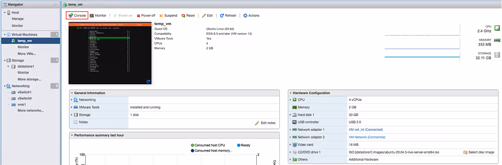 complete the OS installation