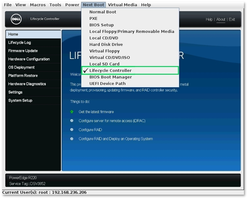 How to perform diagnostics on servers with iDRAC LifeCycle Controller