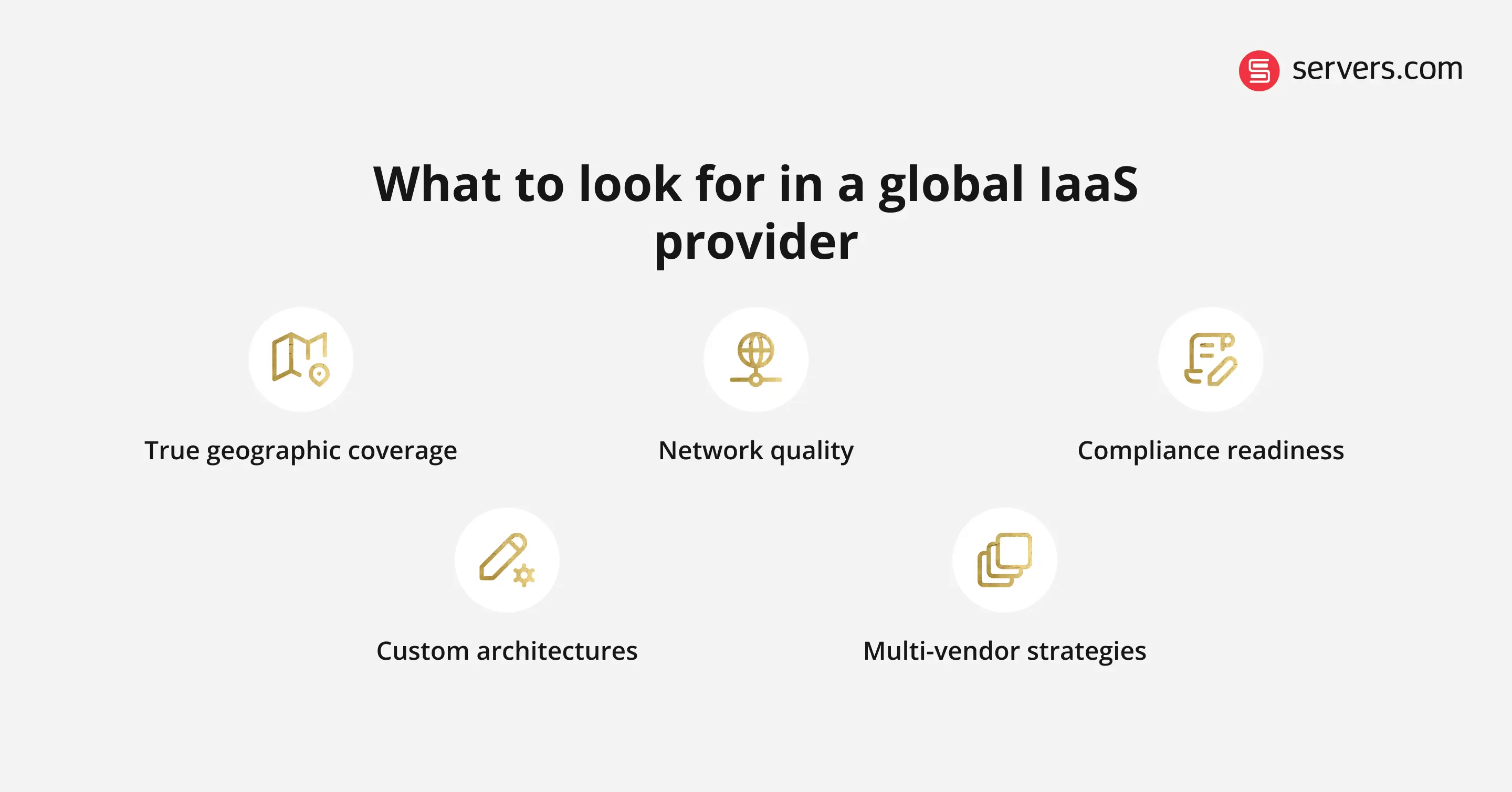 what to look for in a global IaaS provider