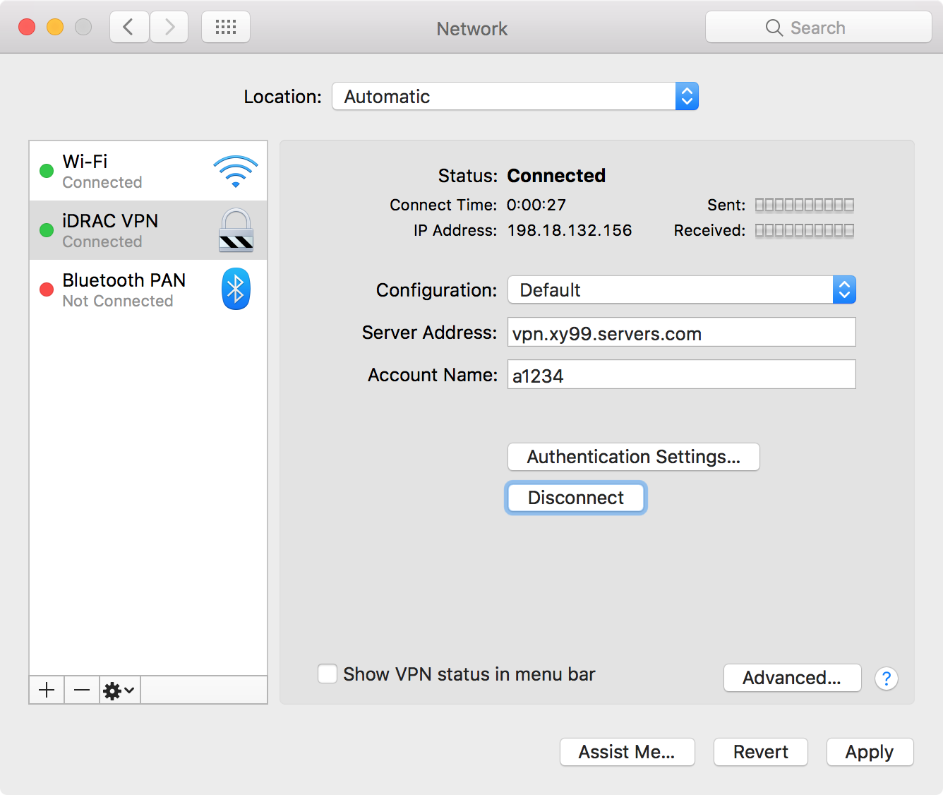 How to setup L2TP over IPsec for iDRAC on Mac OS X