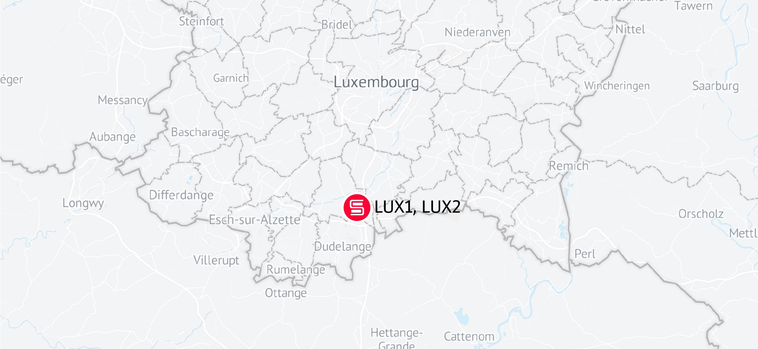 LUX1, LUX2 data center in Luxembourg
