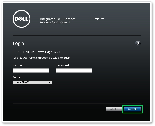 Intergrated Dell Remote Access Controller 7