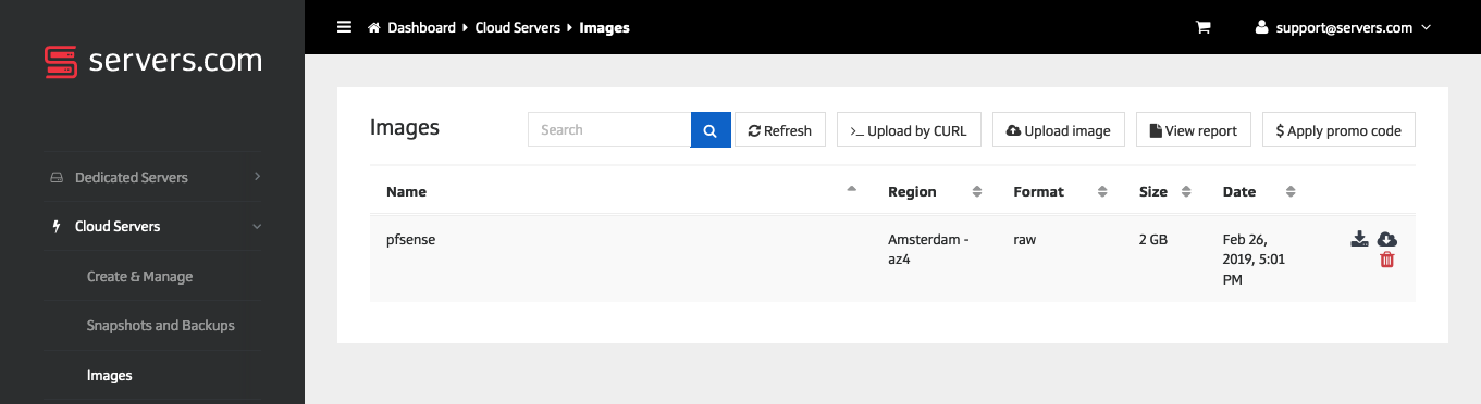 Screenshot showing step 2 how to import VirtualBox VM into your Customer Portal account on Windows.