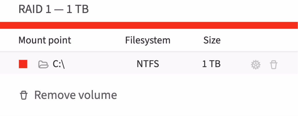 RAID 1 in windows OS