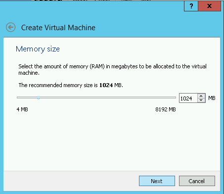 A screenshot showing step 3 of preparing a VM using VirtualBox.