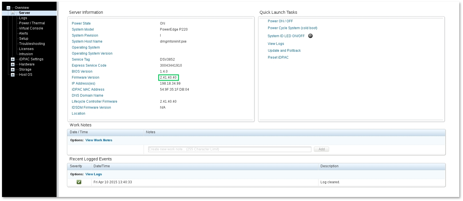 How to update iDRAC