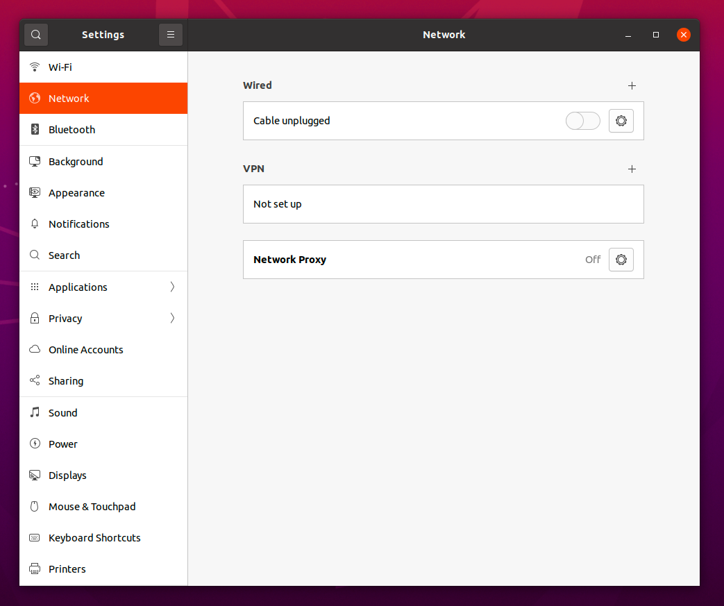 Setting up Ubuntu built-in VPN client