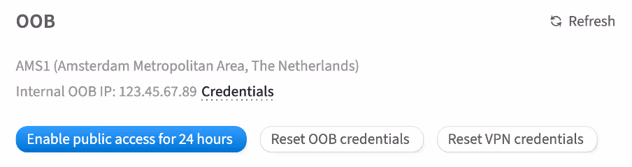 Disable temporary 24 hour access