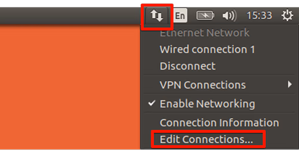 Select edit connections