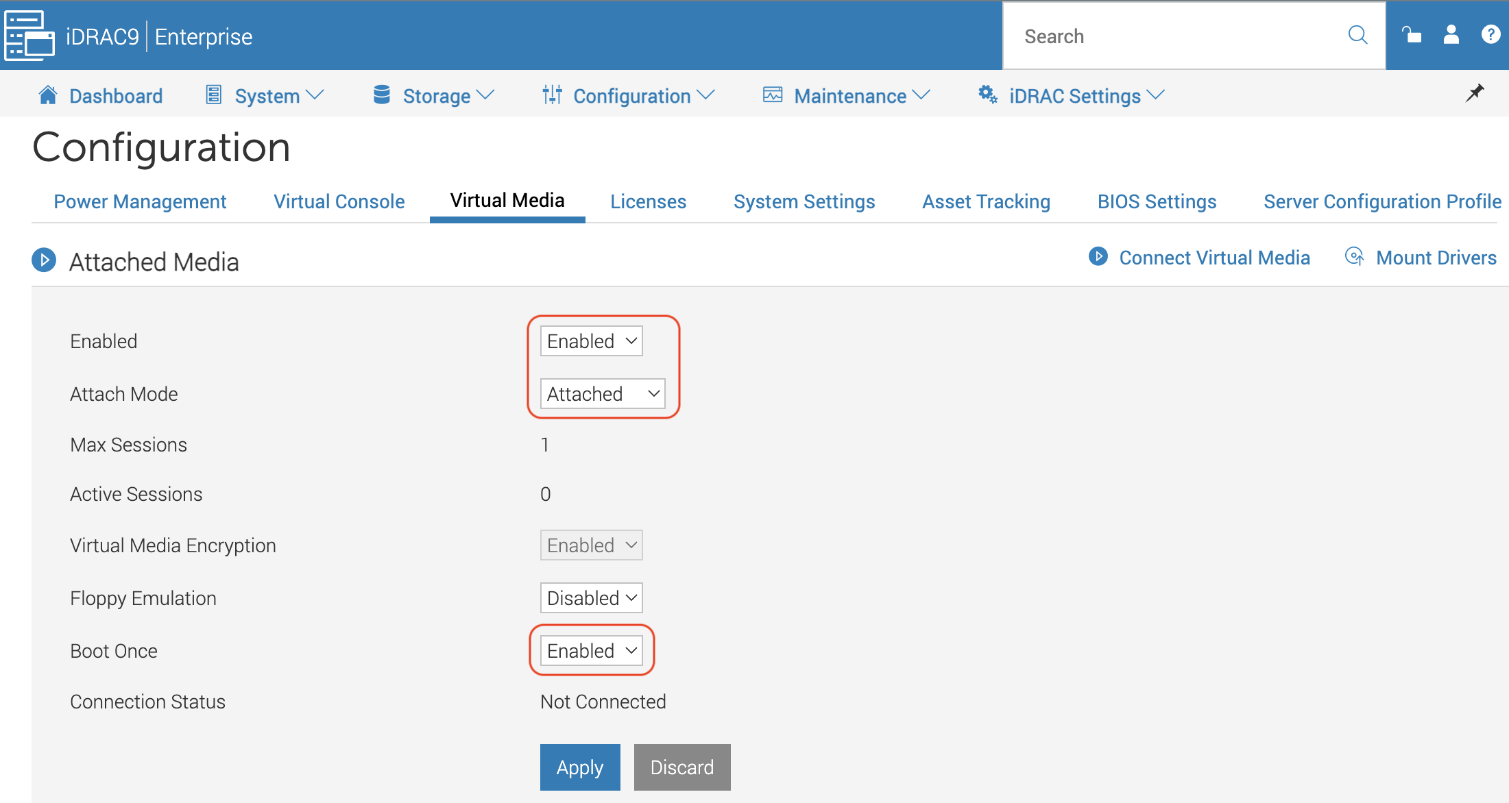 Launch virtual console in iDRAC
