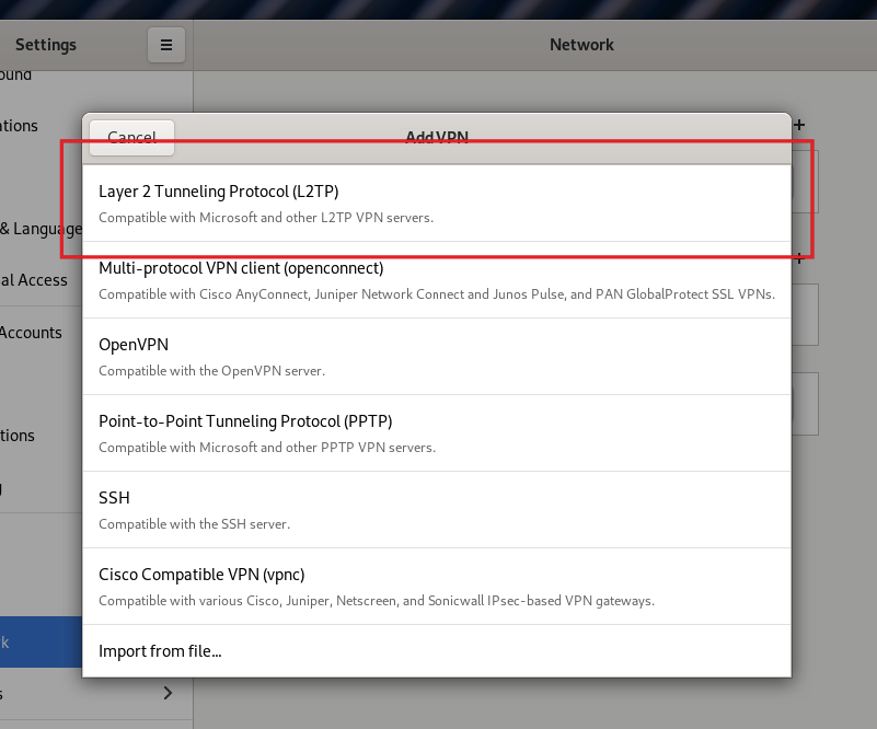 Establish a VPN connection and access iDRAC
