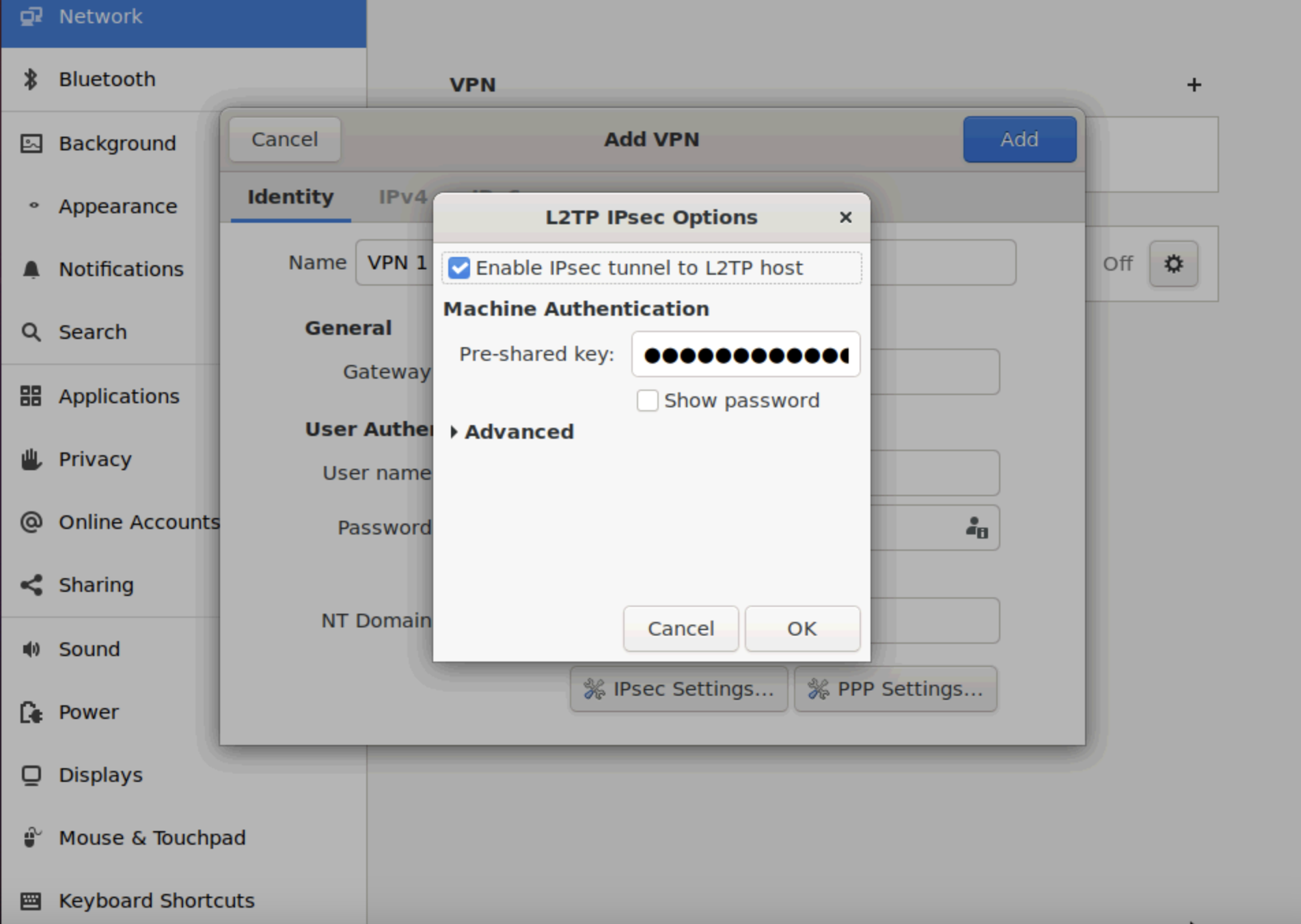 Establish a VPN connection and access iDRAC