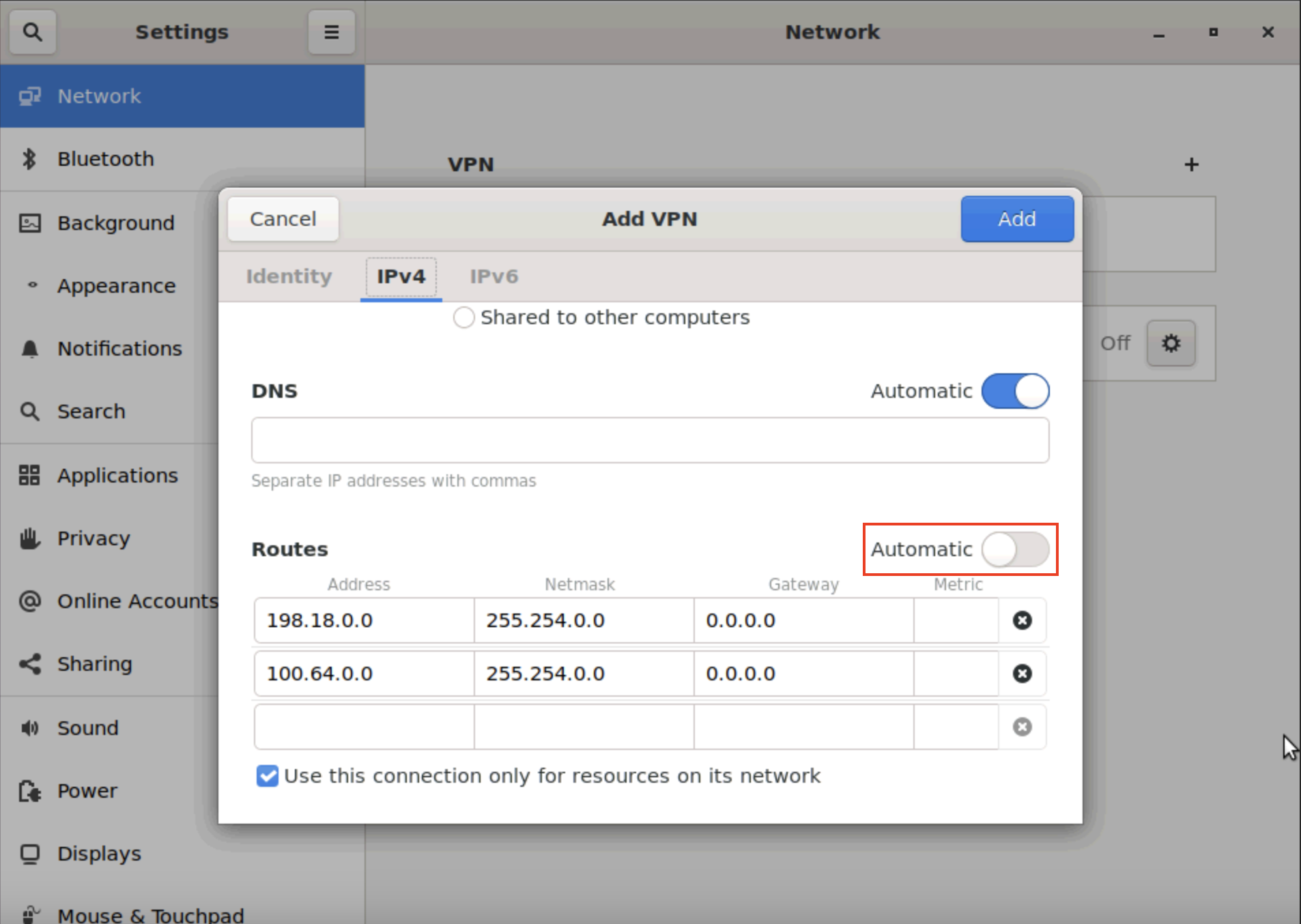 Establish a VPN connection and access iDRAC
