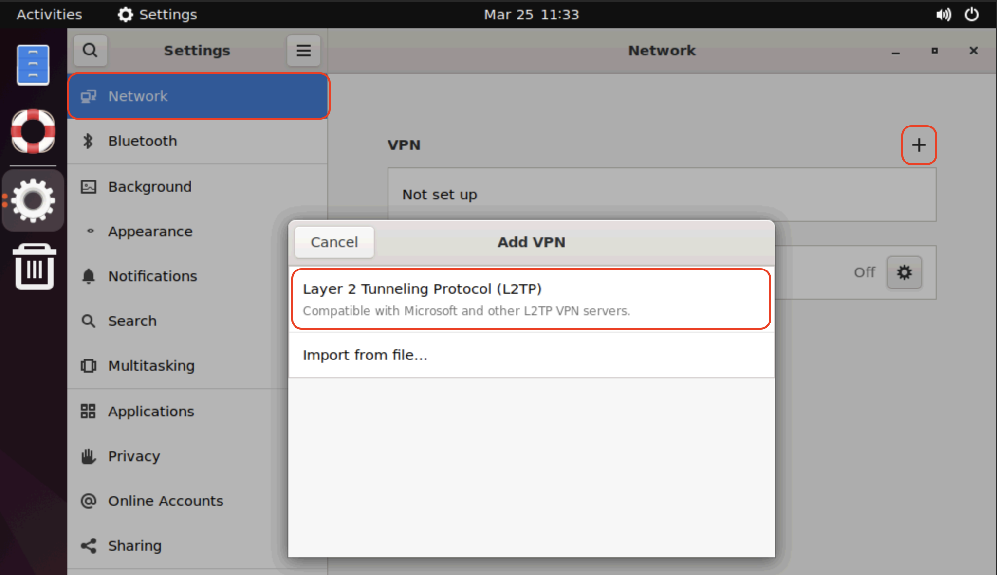 Establish a VPN connection and access iDRAC