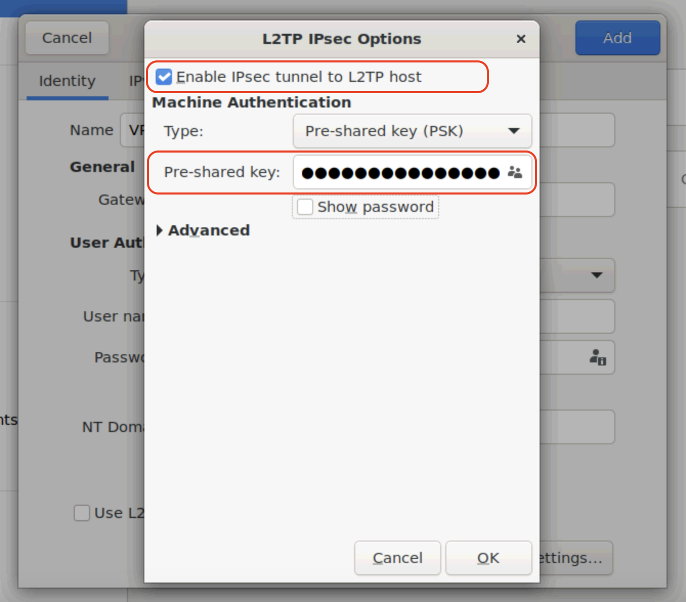 Establish a VPN connection and access iDRAC