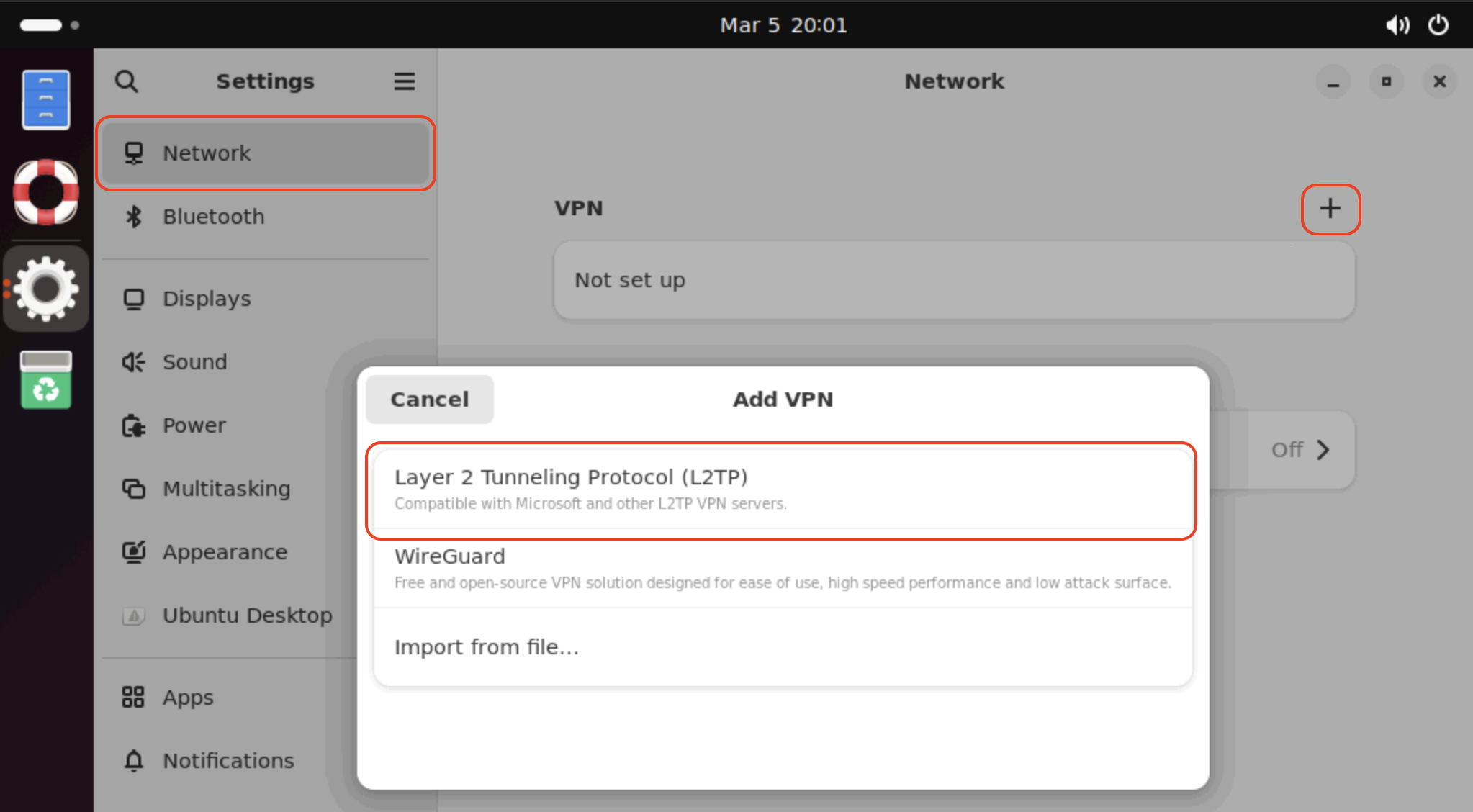 Establish a VPN connection and access iDRAC