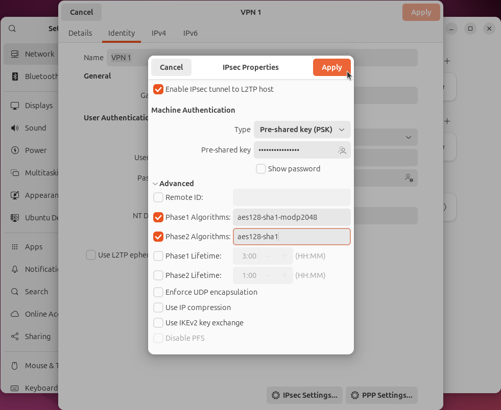 Establish a VPN connection and access iDRAC
