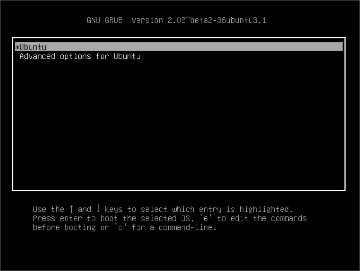 Stopping the boot timer by pressing any key